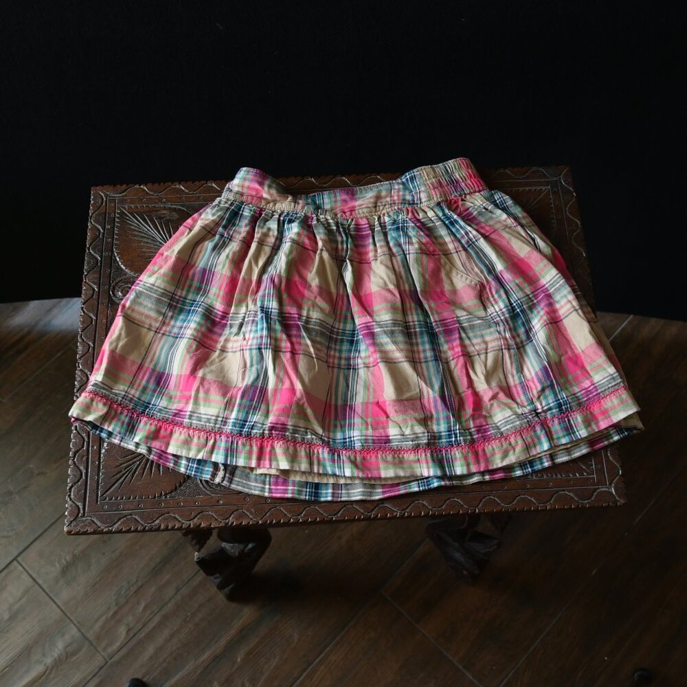 Cherokee Girls Plaid Skirt Size M 7/8